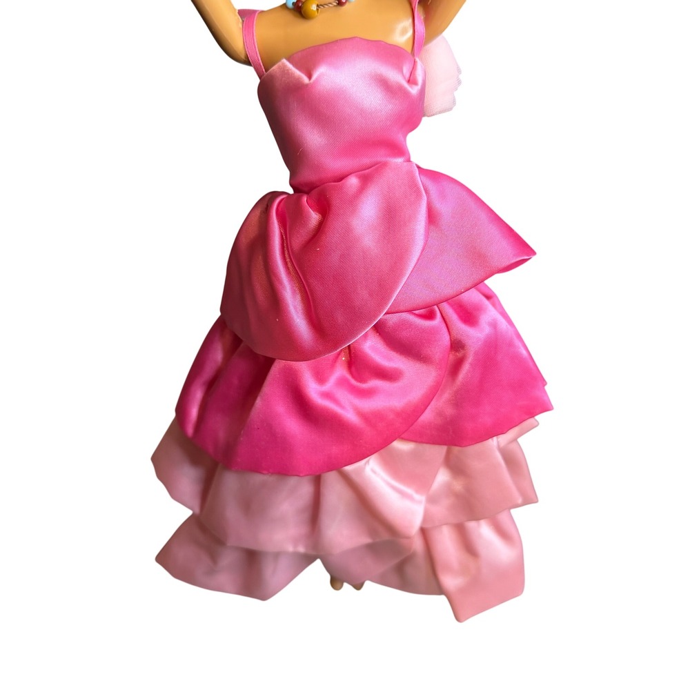 MATTEL 1983 BARBIE‎ "SWEET ROSES PJ" ORIGINAL PINK TIERED GOWN #7455